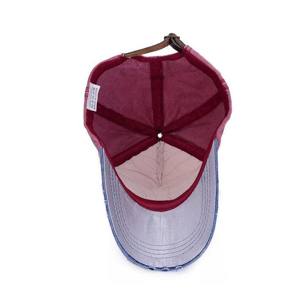 West Louis™ Star Patchwork Baseball Cap  - West Louis