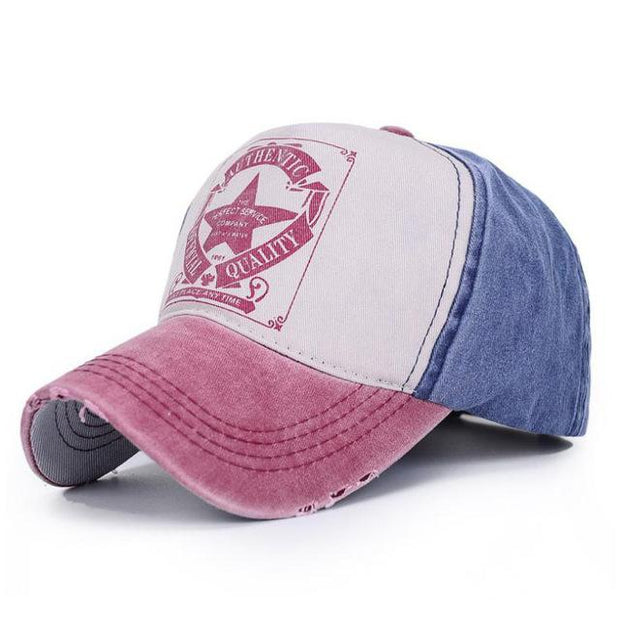 West Louis™ Star Patchwork Baseball Cap Color No 6 - West Louis