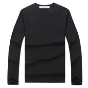 West Louis™ Cotton Male Long Sleeves Shirt Black / L - West Louis