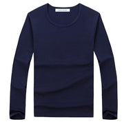 West Louis™ Cotton Male Long Sleeves Shirt Blue / L - West Louis