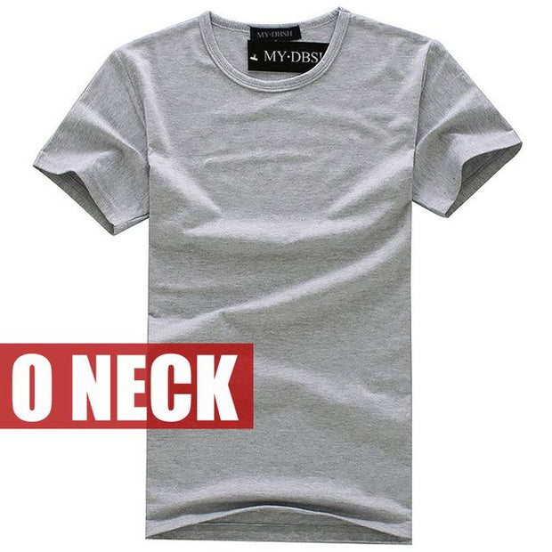 West Louis™ O-Neck Cotton T-Shirt Gray / S - West Louis