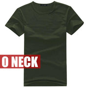 West Louis™ O-Neck Cotton T-Shirt Green / S - West Louis