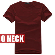 West Louis™ O-Neck Cotton T-Shirt Red / S - West Louis
