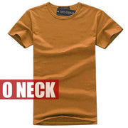 West Louis™ O-Neck Cotton T-Shirt Orange / S - West Louis