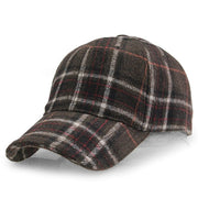 West Louis™ Plaid Woolen Baseball Cap