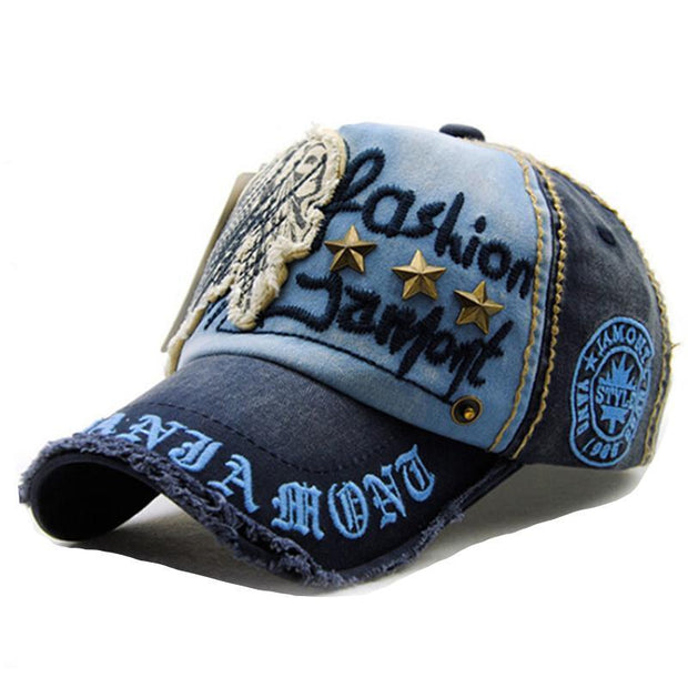 West Louis™ Embroidery Antique Style Baseball Cap  - West Louis