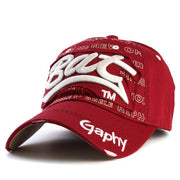 West Louis™ Gorras Curved Brim Baseball Cap deep red - West Louis