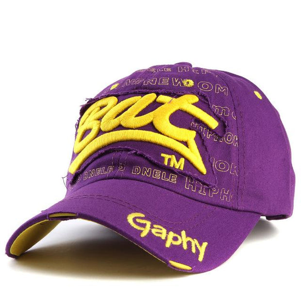 West Louis™ Gorras Curved Brim Baseball Cap purple - West Louis