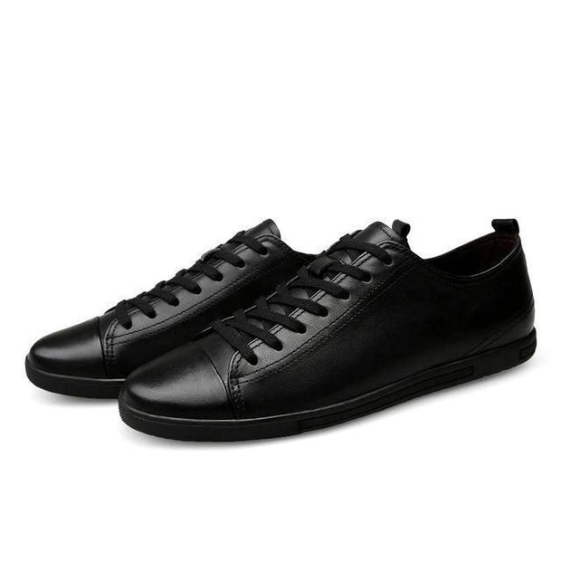 West Louis™ Genuine Leather Breathable Comfortable Shoes Black / 11 - West Louis