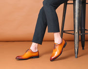 West Louis™ Whole Cut Plain Oxford Dress Shoes