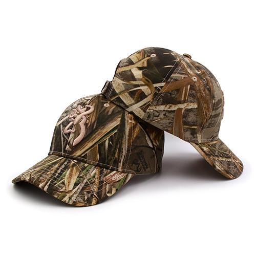 West Louis™ Browning Camo Baseball Cap Khaki / One Size Fits All - West Louis
