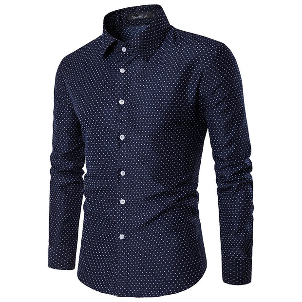 West Louis™ Autumn Fashion Polka Dot Shirt