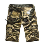 West Louis™ Camo Cargo Shorts Khaki / 29 - West Louis