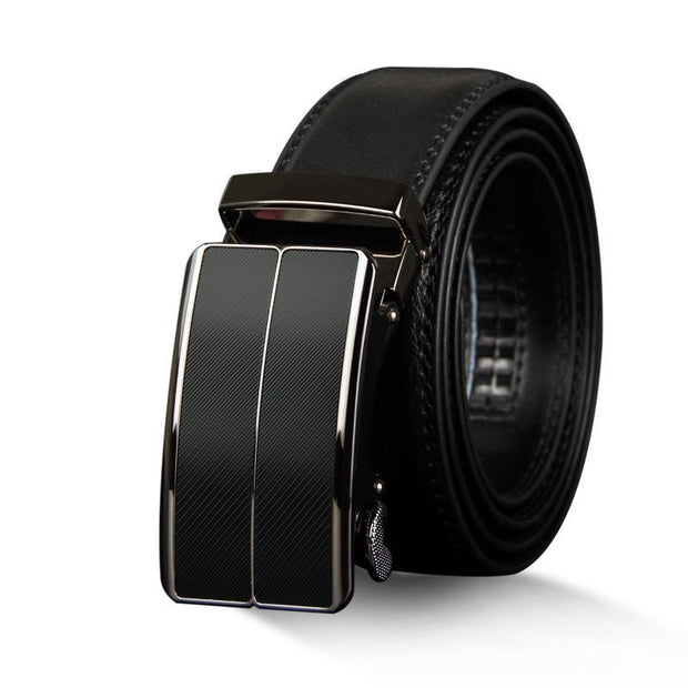 West Louis™ Cowhide Strap Elloy Buckle Belt