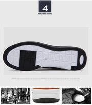West Louis™ Lace-Up Microfiber Leather Sneakers  - West Louis