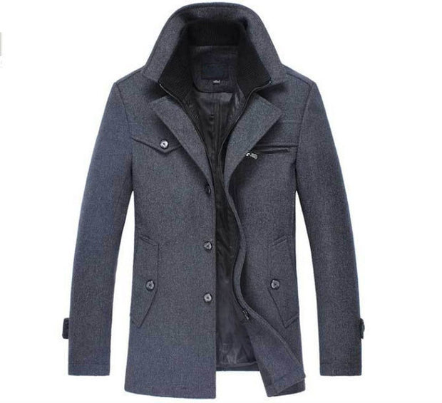 West Louis™ Winter Wool Warm Pea Coat