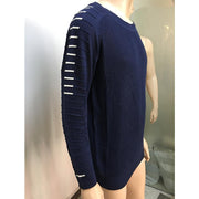 West Louis™  Round Neck Patchwork Quality Knitted Pullover  - West Louis