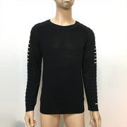 West Louis™  Round Neck Patchwork Quality Knitted Pullover  - West Louis