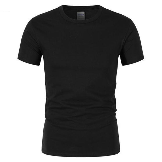 West Louis™ Summer High Quality Cotton T-Shirt Black / S - West Louis