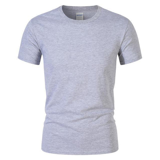 West Louis™ Summer High Quality Cotton T-Shirt Gray / S - West Louis