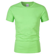West Louis™ Summer High Quality Cotton T-Shirt Light Green / S - West Louis