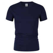 West Louis™ Summer High Quality Cotton T-Shirt Navy / S - West Louis