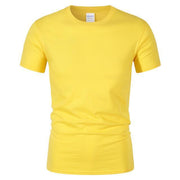 West Louis™ Summer High Quality Cotton T-Shirt Yellow / S - West Louis