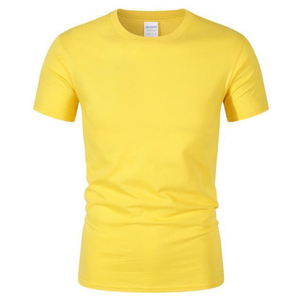 West Louis™ Summer High Quality Cotton T-Shirt Yellow / S - West Louis