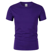West Louis™ Summer High Quality Cotton T-Shirt Purple / S - West Louis