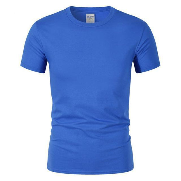 West Louis™ Summer High Quality Cotton T-Shirt Sapphire / S - West Louis