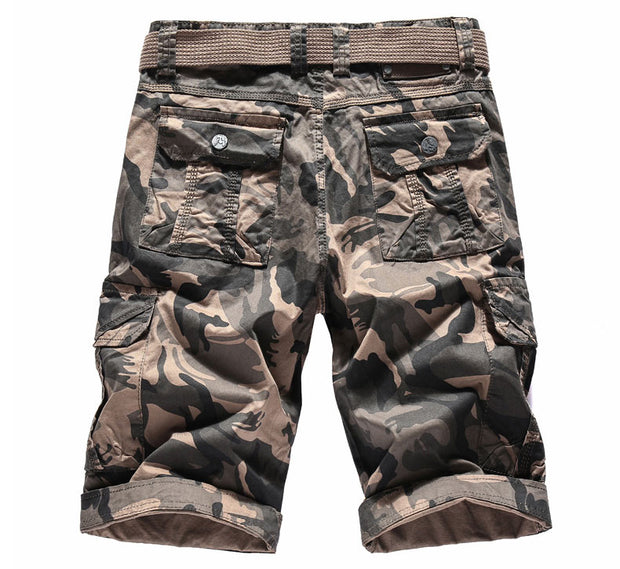 West Louis™ Camouflage Cargo Cotton Shorts