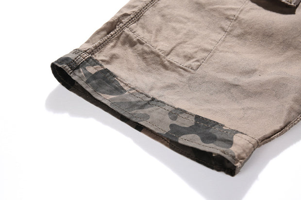 West Louis™ Camouflage Cargo Cotton Shorts