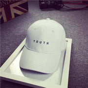 West Louis™ Youth Letter Baseball Cap White - West Louis