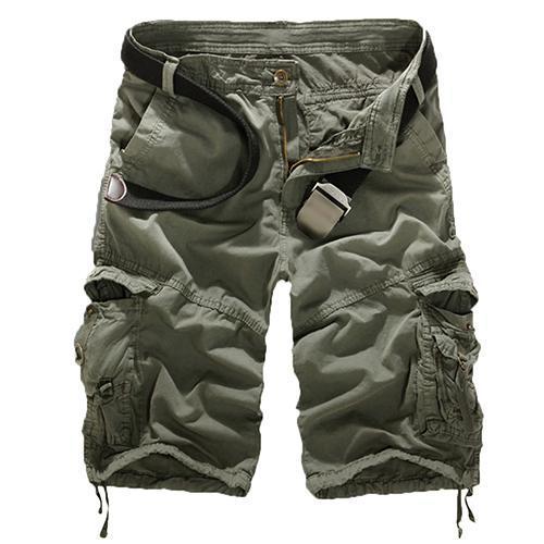 West Louis™ Military Army Cargo Shorts Green / 29 - West Louis