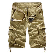 West Louis™ Military Army Cargo Shorts Khaki / 29 - West Louis