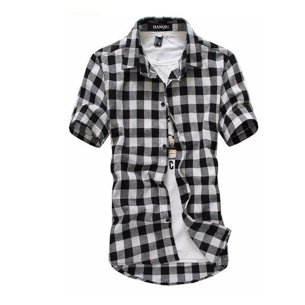 West Louis™ Red And Black Plaid Shirt Black / M - West Louis