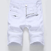 West Louis™ Knee Length Shorts Hombre White 1 style / 28 - West Louis