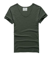 West Louis™ Cotton Bamboo Short Sleeve Tee Army Green / S - West Louis