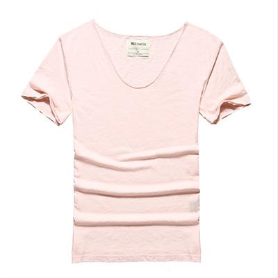 West Louis™ Cotton Bamboo Short Sleeve Tee Pink / S - West Louis