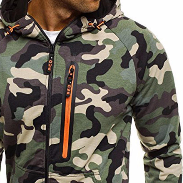 West Louis™ Winter Causal Camo Hoodies  - West Louis