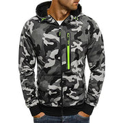 West Louis™ Winter Causal Camo Hoodies Gray / L - West Louis