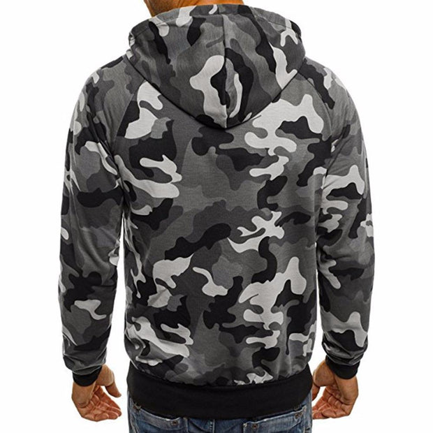 West Louis™ Winter Causal Camo Hoodies  - West Louis