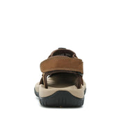 West Louis™ High Quality Genuine Leather Men Sandals  - West Louis