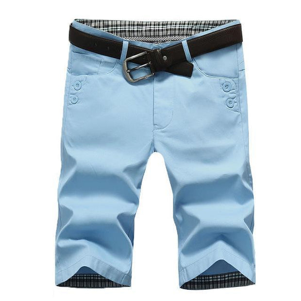 West Louis™ Summer Fashion Cotton Shorts Light blue / 28 - West Louis