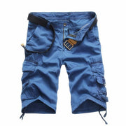 West Louis™ Summer Camouflage Millitary Shorts Blue / 34 - West Louis