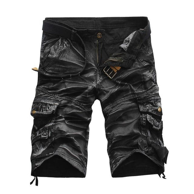 West Louis™ Summer Camouflage Millitary Shorts Black2 / 34 - West Louis