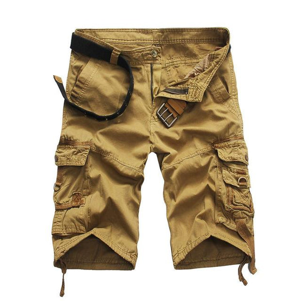 West Louis™ Summer Camouflage Millitary Shorts Khaki / 34 - West Louis