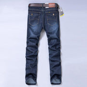 West Louis™ Denim Casual Blue Jeans  - West Louis