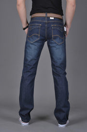 West Louis™ Denim Casual Blue Jeans  - West Louis