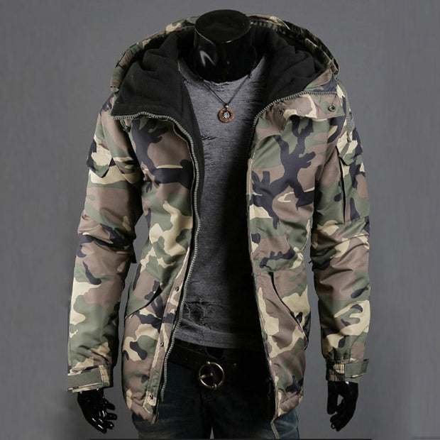 West Louis™ Camouflage Army Outwear Design Jacket